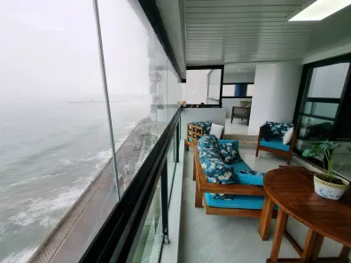 Apartamento com 4 Quartos para venda ou aluguel, 180m² no Pitangueiras, Guarujá