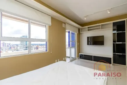 Studio com 1 Quarto para alugar, 43m² no Centro, Curitiba