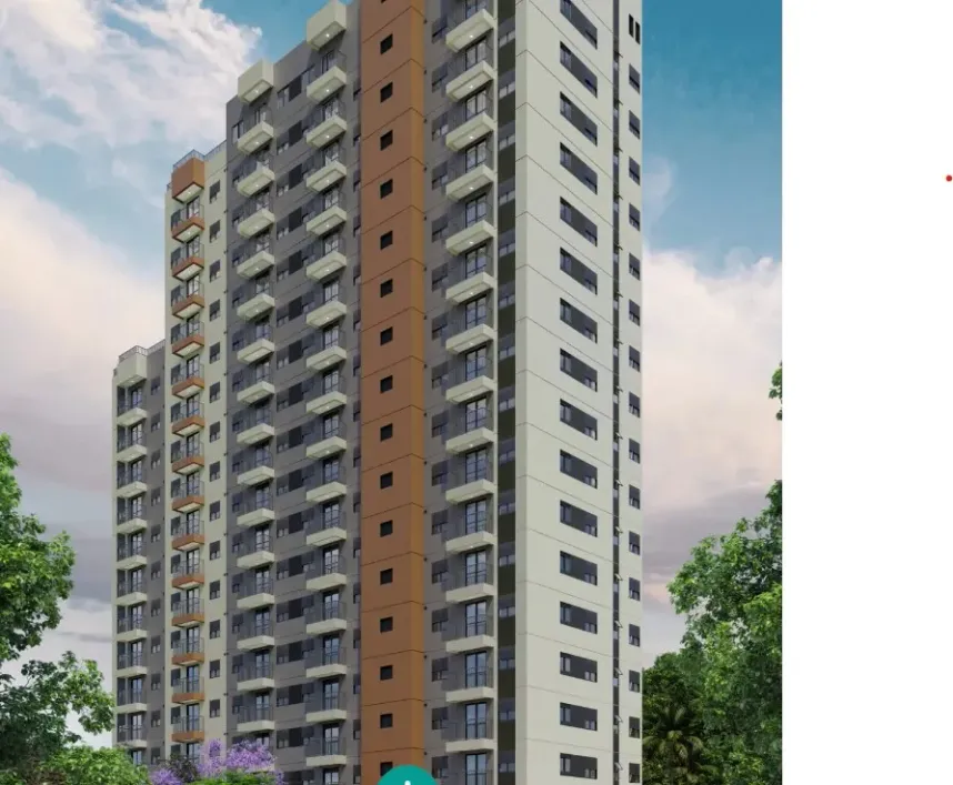 Foto do imóvel - Apartamento para comprar com 34 - 46 m², 2 quartos, 1 banheiro