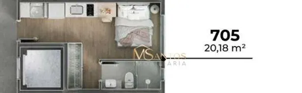 Studio com 1 Quarto à venda, 20m² no Trindade, Florianópolis