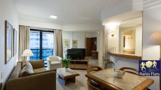 Flat com 1 Quarto para alugar, 40m² no Itaim Bibi, São Paulo