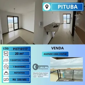 Studio com 1 Quarto à venda, 20m² no Pituba, Salvador