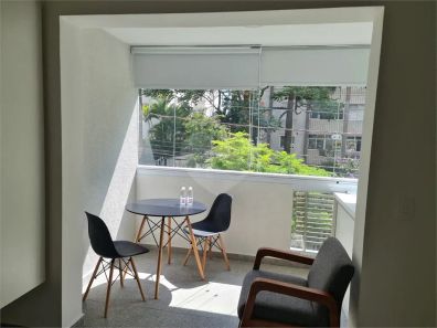 Apartamento com 1 Quarto para venda ou aluguel, 24m² no Vila Madalena, São Paulo