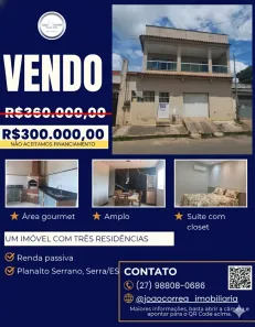 Prédio/Edifício Inteiro com 4 Quartos à venda, 322m² no Planalto Serrano, Serra