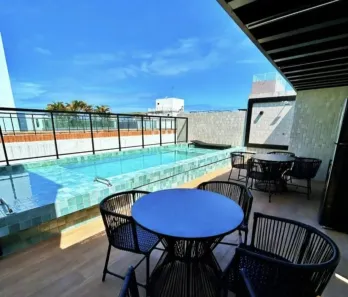 Studio com 1 Quarto para alugar, 19m² no Cabo Branco, João Pessoa