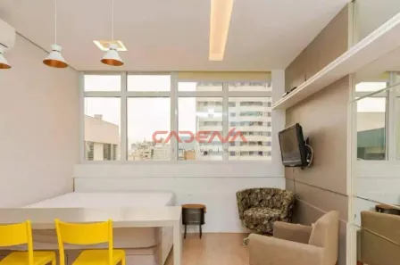 Studio com 1 Quarto para alugar, 28m² no Centro, Curitiba