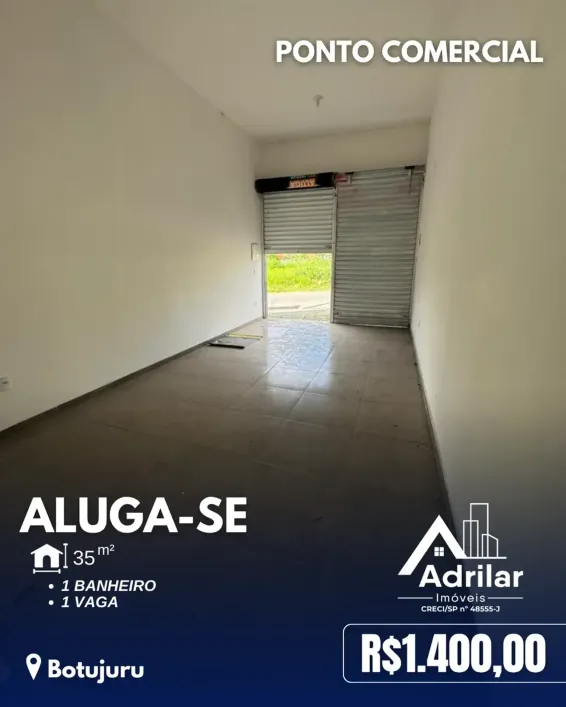 Foto do imóvel - Ponto comercial/Loja/Box para alugar com 28 m², 1 banheiro e 1 vaga na garagem em