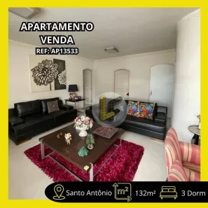 Apartamento com 3 Quartos à venda, 132m² no Santo Antônio, São Caetano do Sul