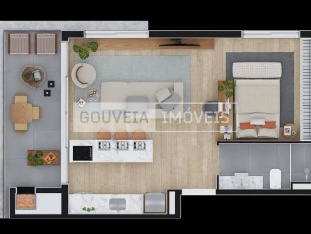 Temple Batel - Apartamento com 1 Dormitório, 34,7 à 47,7 à partir de R$646.710 - foto 44