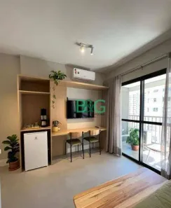 Studio com 1 Quarto para alugar, 25m² no Pinheiros, São Paulo
