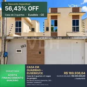 Casa com 3 Quartos à venda, 97m² no Guaribas, Eusébio