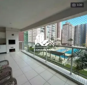 Apartamento com 3 Quartos à venda, 135m² no José Menino, Santos