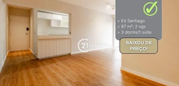 Apartamento com 3 Quartos à venda, 87m² no Alphaville Centro Industrial e Empresarial/Alphaville., Barueri