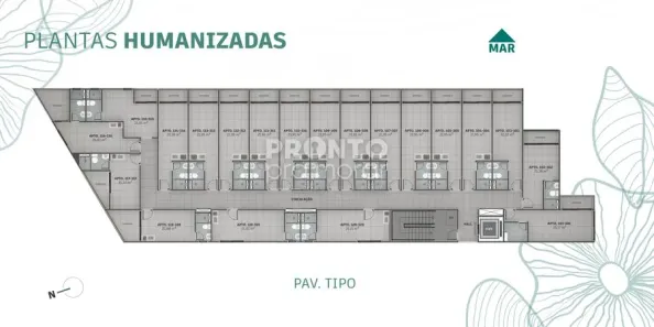 Flat com 1 Quarto à venda, 21m² no Centro, Ipojuca