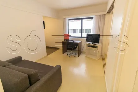 Flat com 1 Quarto para alugar, 32m² no Itaim Bibi, São Paulo