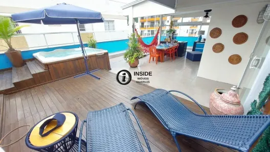 Cobertura com 4 Quartos à venda, 208m² no Loteamento João Batista Julião, Guarujá