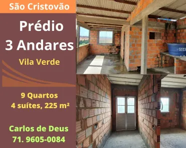 Prédio/Edifício Inteiro com 9 Quartos à venda, 225m² no São Cristóvão, Salvador