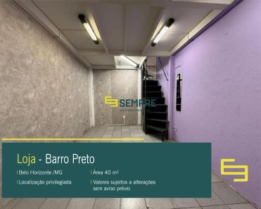 Loja / Salão / Ponto Comercial à venda, 40m² no Barro Preto, Belo Horizonte