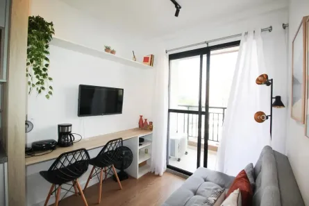 Kitnet com 1 Quarto à venda, 27m² no Indianópolis, São Paulo