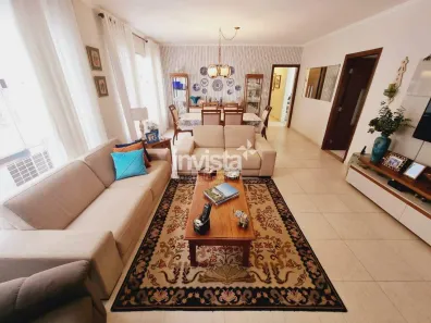 Apartamento com 3 Quartos à venda, 146m² no Gonzaga, Santos