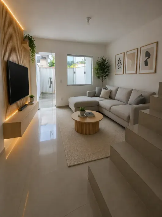 Foto do imóvel - Casa para alugar com 65 m², 2 quartos, 1 banheiro, 1 vaga