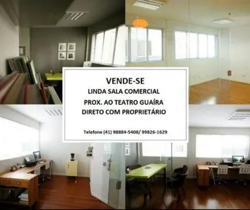 Conjunto Comercial / Sala à venda, 36m² no Centro, Curitiba