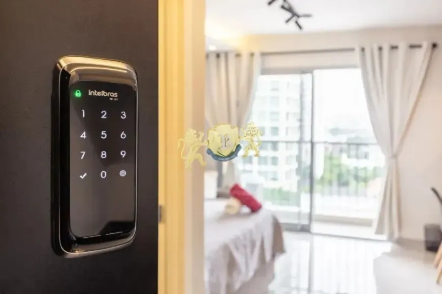Foto do imóvel - Flat para alugar com 1 quarto, 1 suíte, 1 banheiro e ar-condicionado em