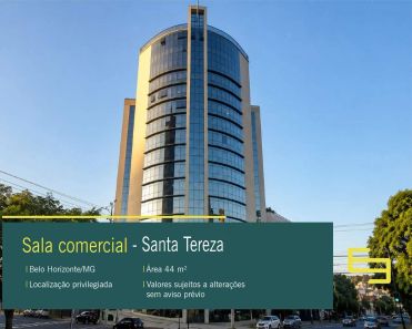 Conjunto Comercial / Sala à venda, 44m² no Santa Tereza, Belo Horizonte