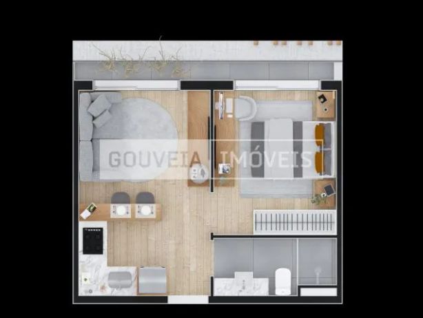 Temple Batel - Apartamento com 1 Dormitório, 34,7 à 47,7 à partir de R$646.710 - foto 34