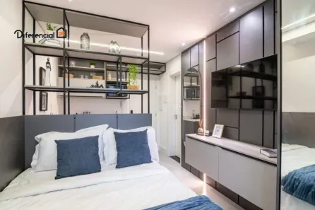 Studio com 1 Quarto à venda, 19m² no Batel, Curitiba