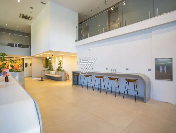 FLAT (com quarto separado) mobiliado e decorado, andar alto, face oeste, Batel, com 36m² privativos! - foto 25