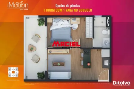 Apartamento com 2 Quartos à venda, 110m² no Centro, São José dos Campos