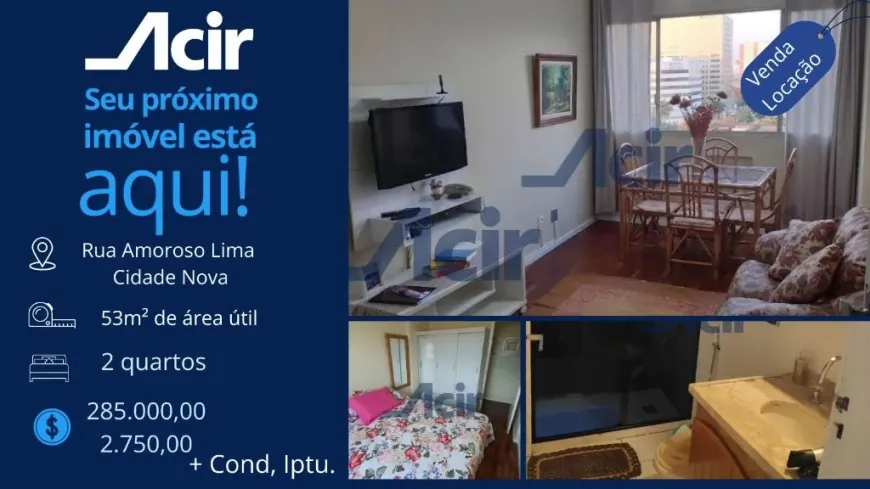 Foto do imóvel - Apartamento para alugar com 52 m², 2 quartos, 2 banheiros, 1 vaga