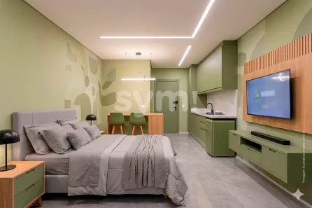 Studio com 1 Quarto à venda, 18m² no Centro, Curitiba