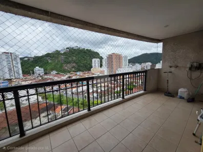 Apartamento com 3 Quartos à venda, 84m² no José Menino, Santos