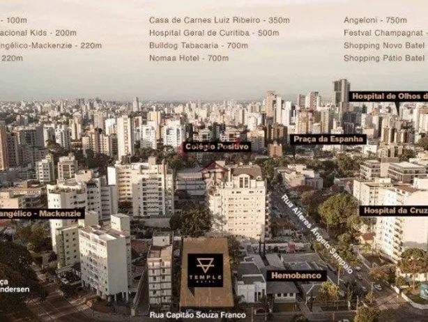 O Temple Batel é localizado em uma das regiões mais valorizadas de Curitiba - foto 8