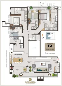 Apartamento com 3 Quartos à venda, 146m² no Pedra Branca, Palhoça