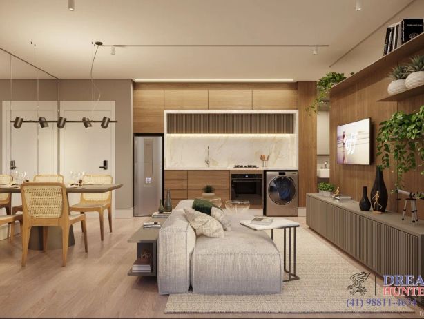 Apartamento Decorado de 34m² no bairro Batel, com 1 quarto e 1 banheiro - foto 3