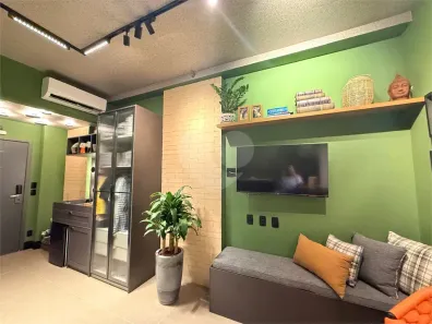 Studio com 1 Quarto para venda ou aluguel, 27m² no Pompéia, Santos