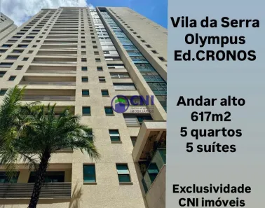 Apartamento com 5 Quartos à venda, 617m² no Vila da Serra, Nova Lima
