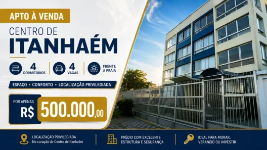 Apartamento com 4 Quartos à venda, 88m² no Centro, Itanhaém
