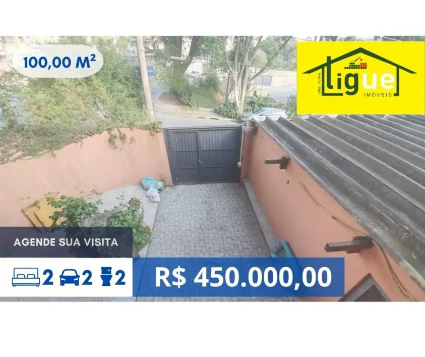 Foto do imóvel - Sobrado à venda com 2 quartos, 2 banheiros, 2 a 4 vagas e quintal em