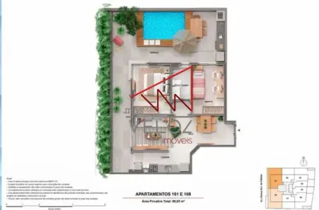 Apartamento com 1 Quarto à venda, 34m² no Centro, Rio de Janeiro