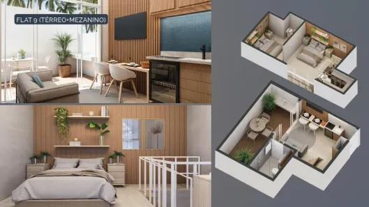 Studio com 1 Quarto à venda, 20m² no Merepe, Ipojuca