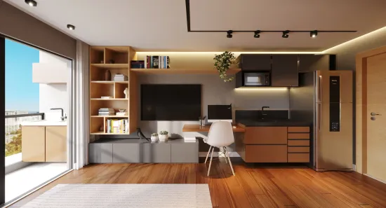 Studio com 1 Quarto à venda, 24m² no Centro, Juiz de Fora