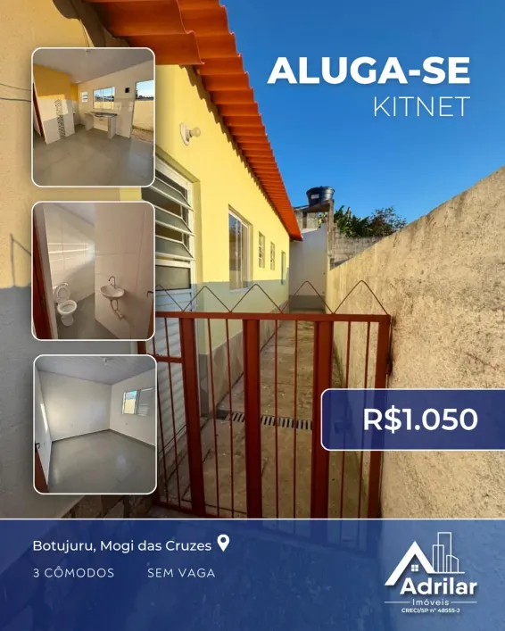 Foto do imóvel - Casa de Vila para alugar com 28 m², 1 quarto, 1 banheiro