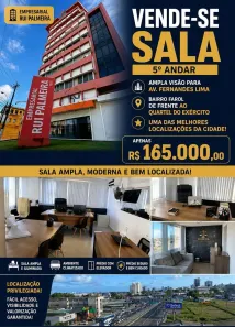 Conjunto Comercial / Sala à venda, 100m² no Farol, Maceió