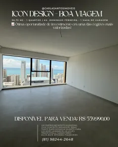 Apartamento com 1 Quarto à venda, 31m² no Boa Viagem, Recife