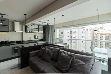 Apartamento com 1 Quarto à venda, 43m² no Santo Amaro, São Paulo
