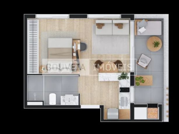 Temple Batel - Apartamento com 1 Dormitório, 34,7 à 47,7 à partir de R$646.710 - foto 38